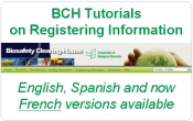 New tutorial modules on Registering information - Now in French too