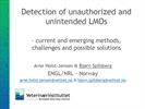 Detection of Unauthorized LMOs