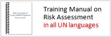 Training Manual on Risk Assessment of LMOs